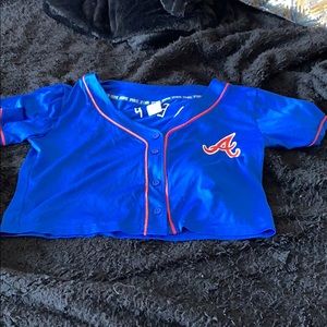 Victorea Secret Atlanta Braves crop top